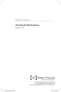 Amplitude Modulators