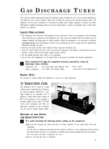 Gas Discharge Tubes - NSW Public Schools