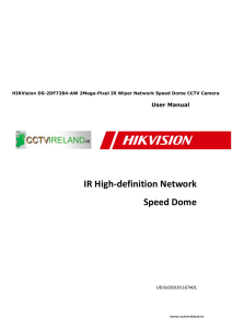 HIKVision DS-2DF7284-AW 2Mega-Pixel IR Wiper