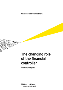 The changing role of the financial controller