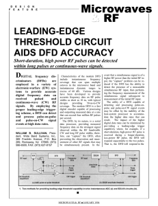 Leading-Edge Threshold Circuit Aids DFD