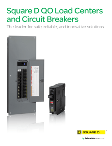 Square D QO Load Centers and Circuit Breakers
