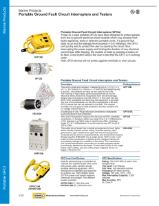 Portable GFCI Marine Products Portable Ground Fault Circuit
