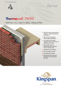 Thermawall® TW50 - Kingspan Insulation