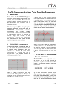 Profile Measurements at Low Pulse Repetition Frequencies