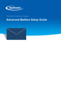 Advanced Mailbox Setup Guide