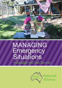 MANAGING Emergency Situations