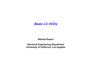 Basic LC VCOs - Electrical Engineering