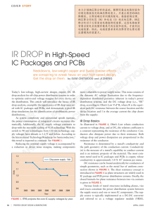 IR DROP in High-Speed IC Packages and PCBs