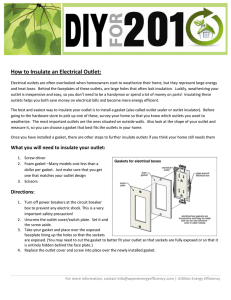 How to Insulate an Electrical Outlet: