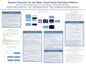 Bayesian Inference for the White Dwarf Initial
