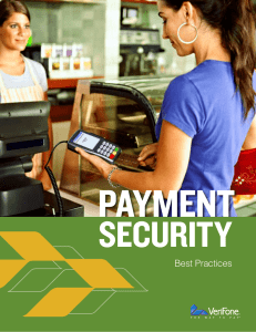 Verifone PIN Pad Best Practices