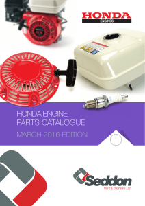 honda engine parts catalogue