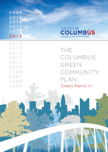 Green Memo III - City of Columbus