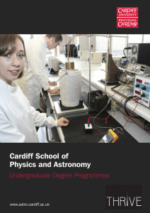 Cardiff School of Physics and Astronomy