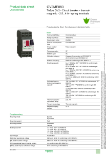 GV2ME083 Datasheet - Mouser Electronics