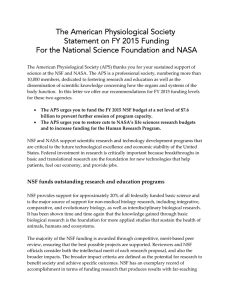 National Science Foundation, NASA