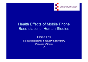 Health Effects of Mobile Phone Basestations