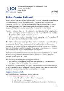 Roller Coaster Railroad
