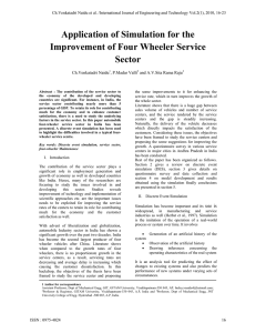 Application of Simulation for the Improvement of Four Wheeler