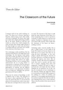 The Classroom of the Future