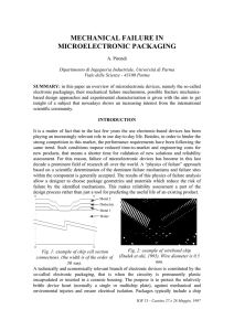 mechanical failure in microelectronic packaging