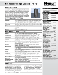 Net-Access™ N-Type Cabinets – 48 RU