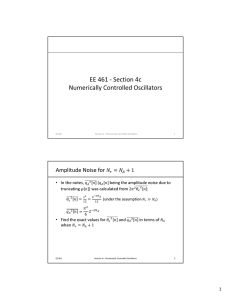 EE 461 - Section 4c Numerically Controlled Oscillators