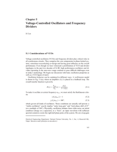 Voltage-Controlled Oscillators and Frequency Dividers