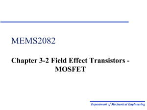 Chapter 3-2-MOSFET