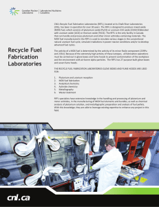 the fact sheet - Canadian Nuclear Laboratories