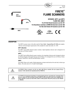 FIREYE FLAME SCANNERS