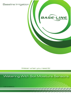 Watering with Soil Moisture Sensors