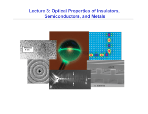 Insulators, Semiconductors, and Metals