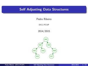 Self Adjusting Data Structures