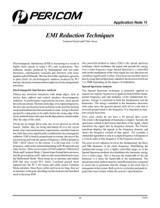 EMI Reduction Techniques