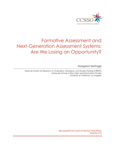 Formative Assessment and Next-Generation Assessment Systems