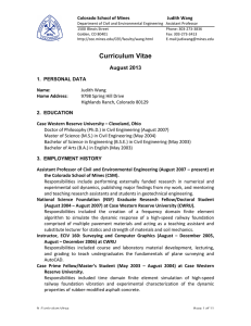 Curriculum Vitae - Inside Mines