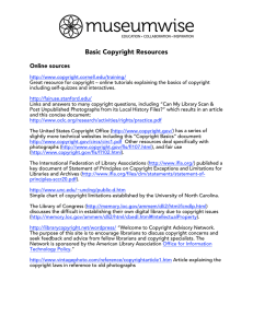 Basic Copyright Resources