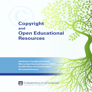 Copyright and Open Educational Resources