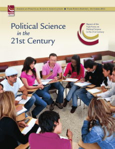 Political Science 21st Century - American Political Science Association
