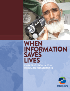 When Information Saves Lives