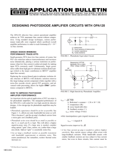 designing photodiode amplifier circuits with