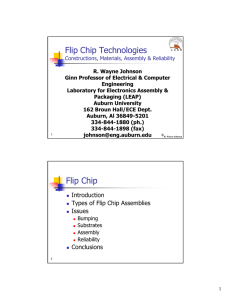 Flip Chip Technologies