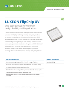 luXeon FlipChip uV