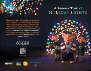 Arkansas Trail of HOLIDAY LIGHTS