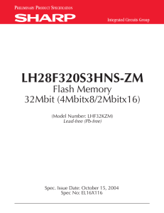 LH28F320S3HNS-ZM - Sharp Microelectronics of the Americas