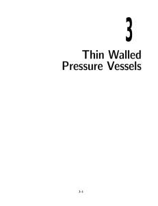 3 Thin Walled Pressure Vessels
