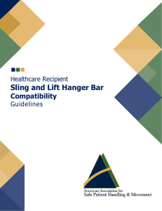 Healthcare Recipient Sling and Lift Hanger Bar