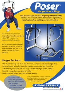Hanger Bars - Symmetrikit Slings